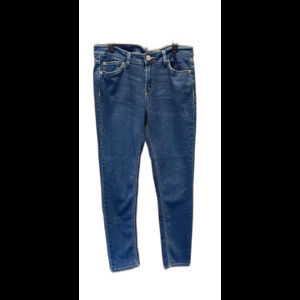 Jordache Womens Jeans Size 14 Soft Denim + Stretch Designer Pockets Skinny